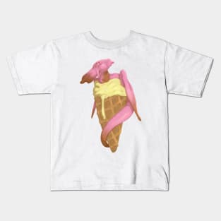 Neapolitan Ice Cream Dragon Kids T-Shirt